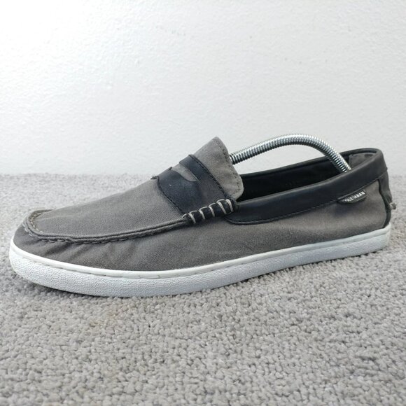 Cole Haan Penny Loafers Pinch Weekender Mens Size 10.5 Shoes Slip On Gray - Picture 4 of 11